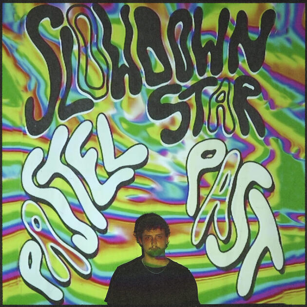 Album art/live projection for Pastel/Past by Slowdown Star