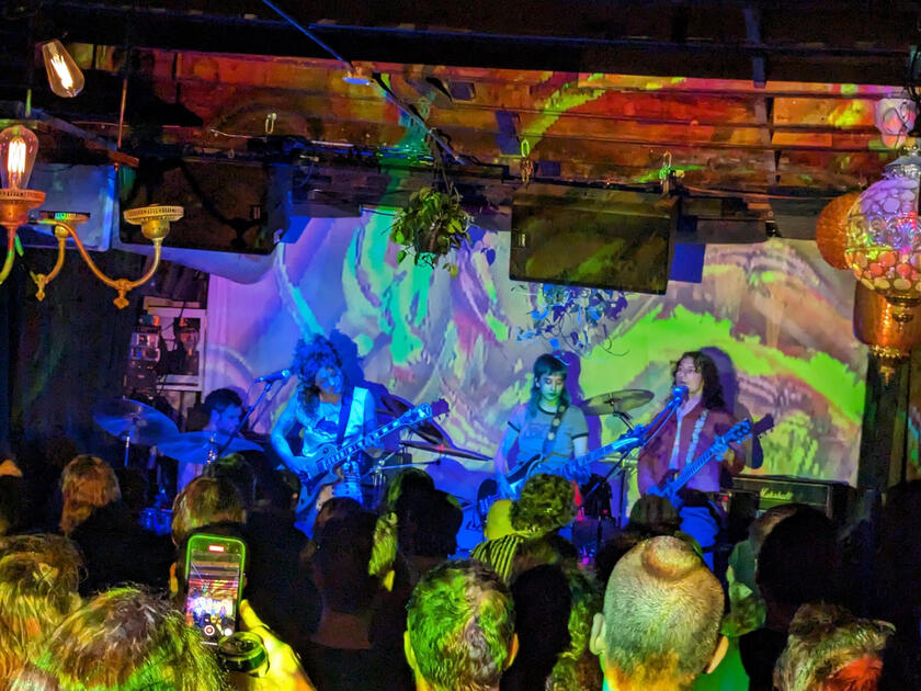 Visuals for Spoonbenders at Austin Psych Fest, 13th floor, w/ Shelushy